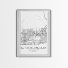 Load image into Gallery viewer, Rancho Cucamonga Street Map, California Map, City Map Art, Minimalist Art, Wall Art, Canvas Print, Office Wall Art, Bon Voyage Gift
