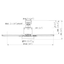 Cargar imagen en el visor de la galería, 60&quot; Lucknow Modern Satin Nickel DC Motor Downrod Mount Reversible Ceiling Fan with Lighting and Remote Control
