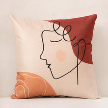 Cargar imagen en el visor de la galería, Abstract Face Cushion Covers
