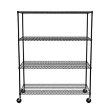 Load image into Gallery viewer, 24&quot; x 60&quot; x 72&quot; 4-Tier Wire Rack
