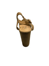 Cargar imagen en el visor de la galería, Bella Marie Women&#39;s Strappy Pump Block Taupe Suede High Heels
