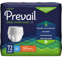 Load image into Gallery viewer, Prevail Daily Protective Underwear Unisex  Underwear 72 Count
