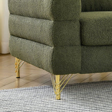 Carregar imagem no visualizador da galeria, 3-seater + 2-seater Combination sofa.Green teddy
