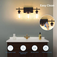Carregar imagem no visualizador da galeria, 60W Elegant Wall Lights Modern with Clear Glass Sconce
