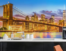 Carregar imagem no visualizador da galeria, New York City Brooklyn Bridge Wall Mural Decal Sticker. #6149
