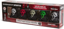 Carregar imagem no visualizador da galeria, Ghost Face Handmade by Robots Micro Size Vinyl Figure 5-Pack Charms Set
