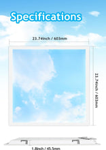 Cargar imagen en el visor de la galería, 2x2 LED Cloud Ceiling Panel - Selectable Wattage (24W/29W/32W/39W) &amp; CCT (4000K/5000K/6500K), 0-10v Dimmable, ETL Certified
