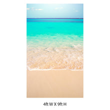 Load image into Gallery viewer, Tropical White Sand Paradise Beach Ocean Wave Scenery Wall Mural. #6201
