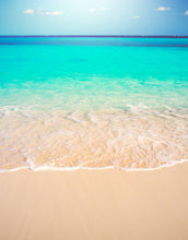 Load image into Gallery viewer, Tropical White Sand Paradise Beach Ocean Wave Scenery Wall Mural. #6201
