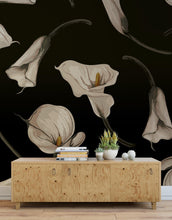 Cargar imagen en el visor de la galería, Elegant Rustic Tulip Flower Peel and Stick Wallpaper | Removable Wall Mural #6216
