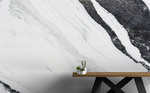 Cargar imagen en el visor de la galería, Black and White Marble Stone Granite Slate Wall Mural. Peel and Stick. #6273
