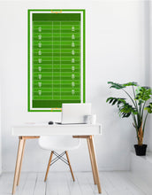 Cargar imagen en el visor de la galería, Football Field Wall Mural. 100 yard field with end zone large wall mural. #6276
