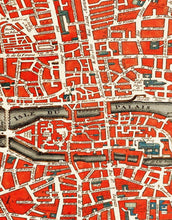 Carregar imagem no visualizador da galeria, Vintage Map of Paris Wall Mural. Plattegrond van Parijs (ca. 1721–1774) by Guillaume Delisle. #6312
