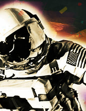 Cargar imagen en el visor de la galería, Astronaut Flowing in Space Wall Mural. NASA photo of Astronaut Edward H. White II in space. Peel and Stick Wallpaper. #6359
