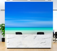 Carregar imagem no visualizador da galeria, Tropical Beach Wall Mural. Abstract Blur View of Coastline Peel and Stick Wallpaper. #6389
