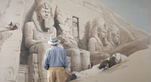 Carregar imagem no visualizador da galeria, Ancient Egyptian Temple Wall Mural. The Great Temple of Aboo-Simble, Nubia by David Roberts. #6417
