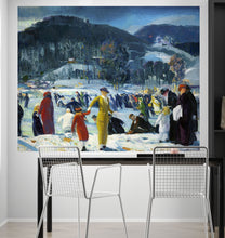 Carregar imagem no visualizador da galeria, Love of Winter Famous Painting Wall Mural. Painting by George Wesley Bellows. #6419
