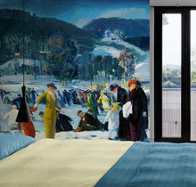 Cargar imagen en el visor de la galería, Love of Winter Famous Painting Wall Mural. Painting by George Wesley Bellows. #6419
