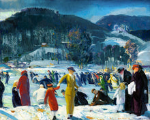 Cargar imagen en el visor de la galería, Love of Winter Famous Painting Wall Mural. Painting by George Wesley Bellows. #6419
