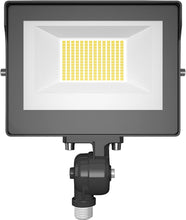 Cargar imagen en el visor de la galería, Wattage Tunable LED Flood Light: 15W/20W/35W, 3000K/4000K/5000K CCT Changeable, Knuckle Mount - Bright, Efficient, and Versatile
