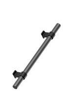 Carregar imagem no visualizador da galeria, Black and Gun Metal &quot;Bond&quot; T-Bar Dual Finish Knob and Pulls
