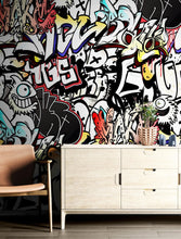 Cargar imagen en el visor de la galería, Graffiti Art Wall Mural. Street Art Urban Theme Artwork. #6462
