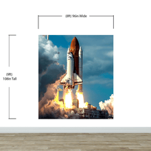 Load image into Gallery viewer, Space Shuttle Wall Mural Wallpaper. NASA Theme Wall Decor. #6470
