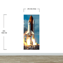 Load image into Gallery viewer, Space Shuttle Wall Mural Wallpaper. NASA Theme Wall Decor. #6470
