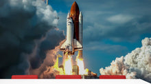 Load image into Gallery viewer, Space Shuttle Wall Mural Wallpaper. NASA Theme Wall Decor. #6470
