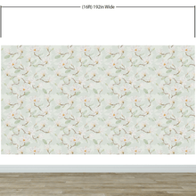 Cargar imagen en el visor de la galería, White Magnolia Wall Mural Peel and Stick Wallpaper. #6477
