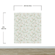 Cargar imagen en el visor de la galería, White Magnolia Wall Mural Peel and Stick Wallpaper. #6477
