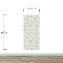 Cargar imagen en el visor de la galería, White Magnolia Wall Mural Peel and Stick Wallpaper. #6477
