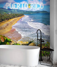 Carregar imagem no visualizador da galeria, Puerto Rico Beach Wallpaper. Peel and Stick Wall Mural. #6481
