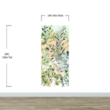 Carregar imagem no visualizador da galeria, Eucalyptus Wallpaper in Pastel Color Watercolor. #6483
