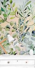 Carregar imagem no visualizador da galeria, Eucalyptus Wallpaper in Pastel Color Watercolor. #6483
