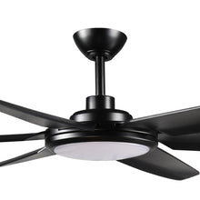 Load image into Gallery viewer, 65&quot; Industrial DC Motor Downrod Mount Ceiling Fan with Lighting and Remote Control
