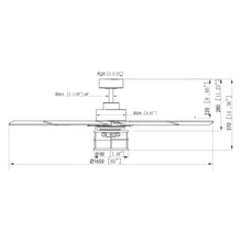 Cargar imagen en el visor de la galería, 65&quot; Modern Reversible Ceiling Fan with Lighting and Remote Control
