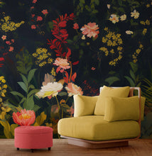 Carregar imagem no visualizador da galeria, Chinoiserie Flowers Wallpaper. Asian Wall Art Mural #6517
