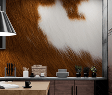 Cargar imagen en el visor de la galería, Country-Style Cowhide Wallpaper for Rustic Home Decor. #6541
