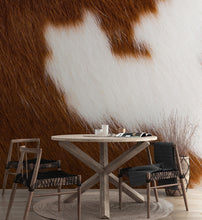 Cargar imagen en el visor de la galería, Country-Style Cowhide Wallpaper for Rustic Home Decor. #6541
