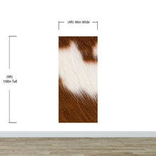 Cargar imagen en el visor de la galería, Country-Style Cowhide Wallpaper for Rustic Home Decor. #6541
