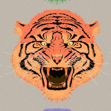 Carregar imagem no visualizador da galeria, Asian Tiger Wallpaper Peel and Stick Wall Mural. #6573
