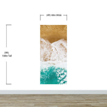 Load image into Gallery viewer, Custom Beach House Wallpaper Peel and Stick Mural. Personalized Text / Quote Family Beach Wall Art. #6592
