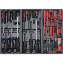 Load image into Gallery viewer, 4 DRAWERS MULTIFUNCTIONAL TOOL CART WITH TOOL SET AND WOODEN TOP
