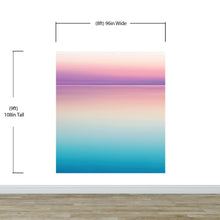 Carregar imagem no visualizador da galeria, Pastel Pink Sunset Ocean Wallpaper Mural - Tropical Calm Waters. #6603
