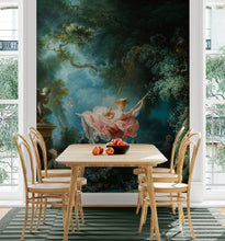 Carregar imagem no visualizador da galeria, The Swing Wallpaper Painting. Retro Vintage Wall Mural Print. Bedroom Wall Art. French Artist Jean-Honoré Fragonard. #6609
