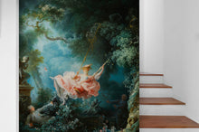 Carregar imagem no visualizador da galeria, The Swing Wallpaper Painting. Retro Vintage Wall Mural Print. Bedroom Wall Art. French Artist Jean-Honoré Fragonard. #6609
