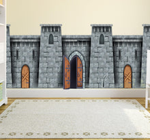 Cargar imagen en el visor de la galería, Medieval Castle Wallpaper / Peel and Stick Wall Mural. #6620
