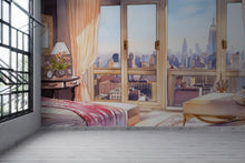 Cargar imagen en el visor de la galería, New York City Penthouse View Wallpaper Mural. #6660
