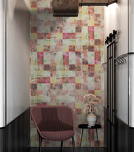 Carregar imagem no visualizador da galeria, Vintage Grunge Tile Pattern Wallpaper. Aesthetic Wall Decor. #6668
